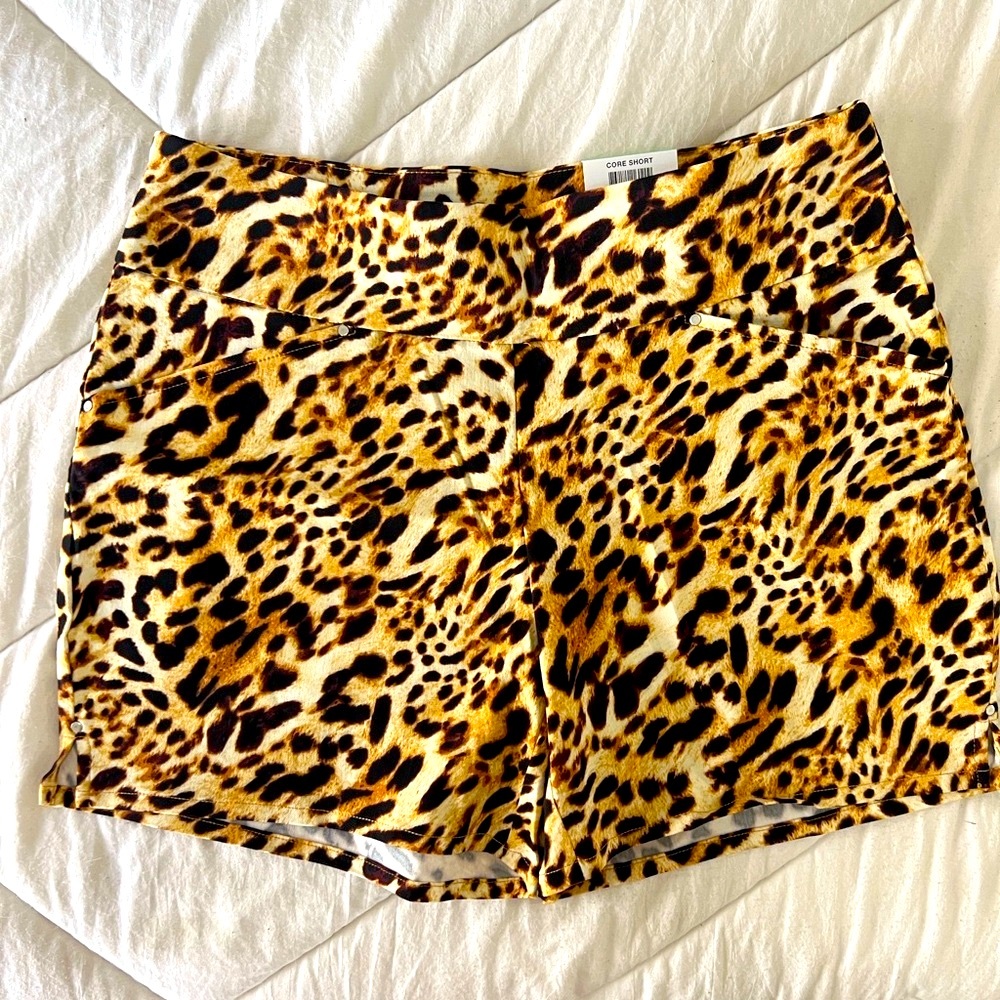 INC International Concepts Animal Print Shorts super stretchy